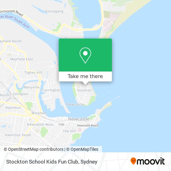 Stockton School Kids Fun Club map