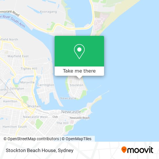 Stockton Beach House map