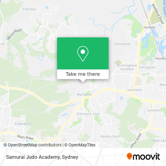 Samurai Judo Academy map