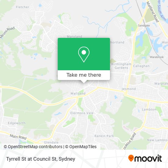 Tyrrell St at Council St map