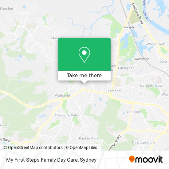My First Steps Family Day Care map