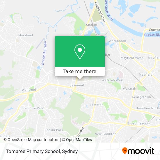 Tomaree Primary School map