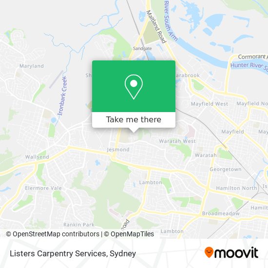 Listers Carpentry Services map