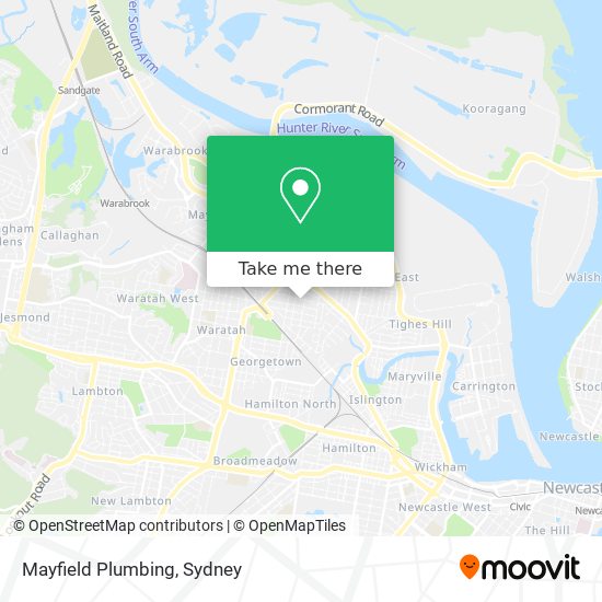 Mapa Mayfield Plumbing