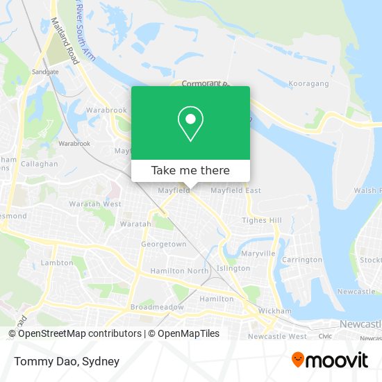 Mapa Tommy Dao