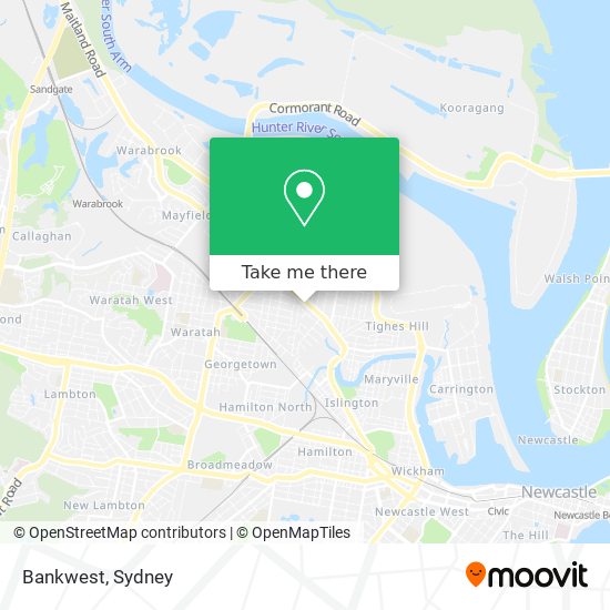 Bankwest map