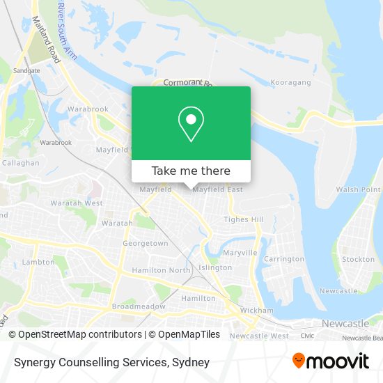 Mapa Synergy Counselling Services