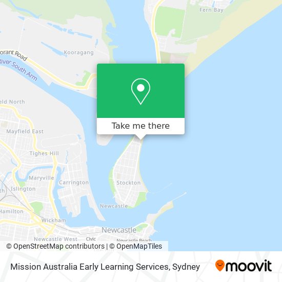 Mission Australia Early Learning Services map