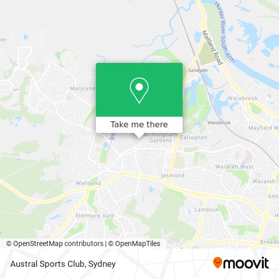 Austral Sports Club map