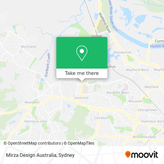 Mirza Design Australia map