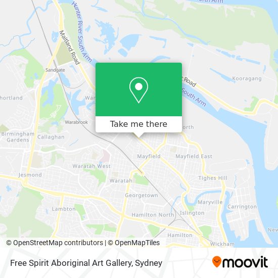 Free Spirit Aboriginal Art Gallery map