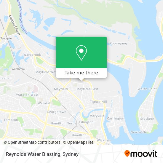 Mapa Reynolds Water Blasting