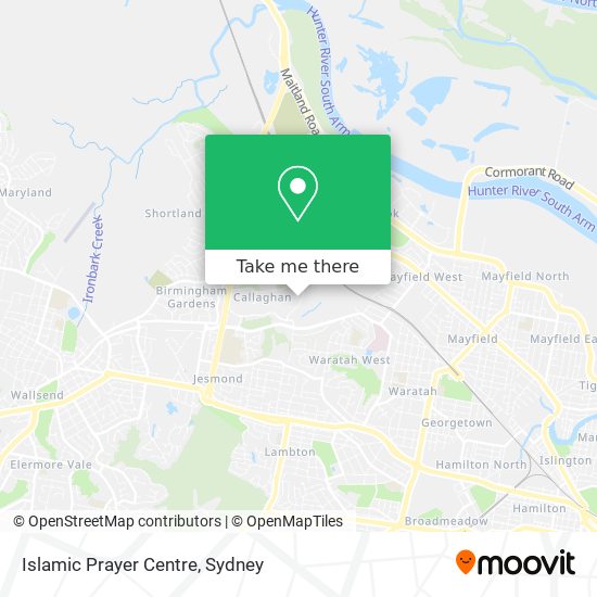 Islamic Prayer Centre map