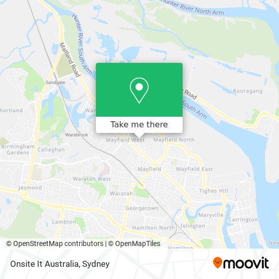 Onsite It Australia map