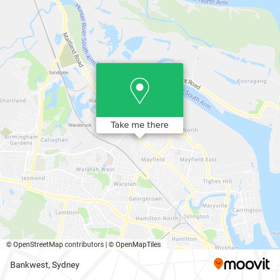 Bankwest map