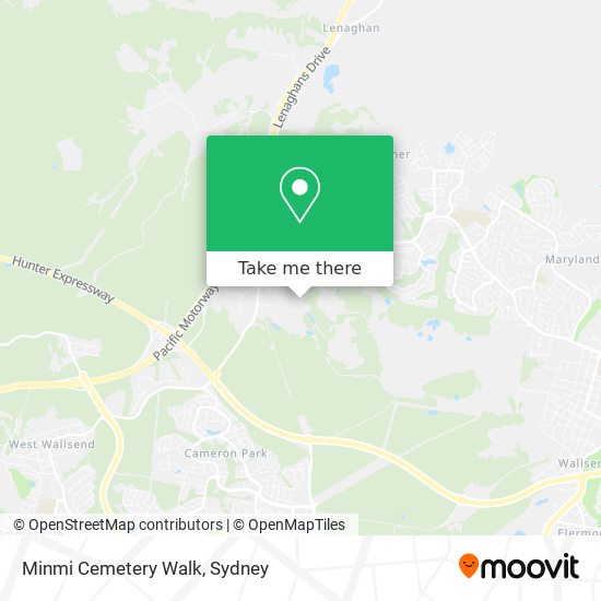 Minmi Cemetery Walk map