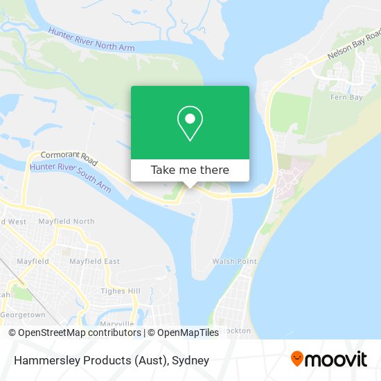 Hammersley Products (Aust) map