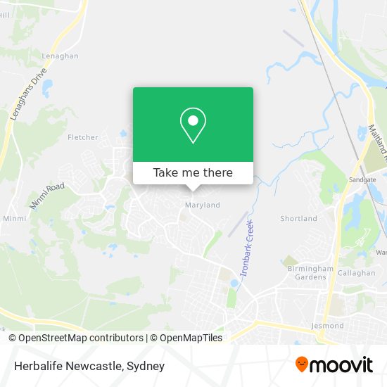 Herbalife Newcastle map