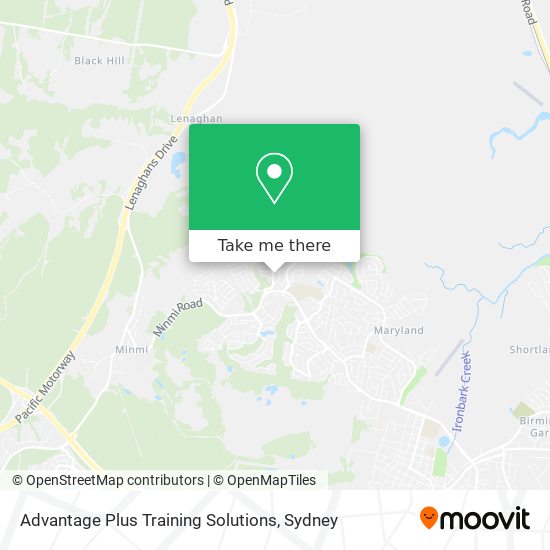 Advantage Plus Training Solutions map