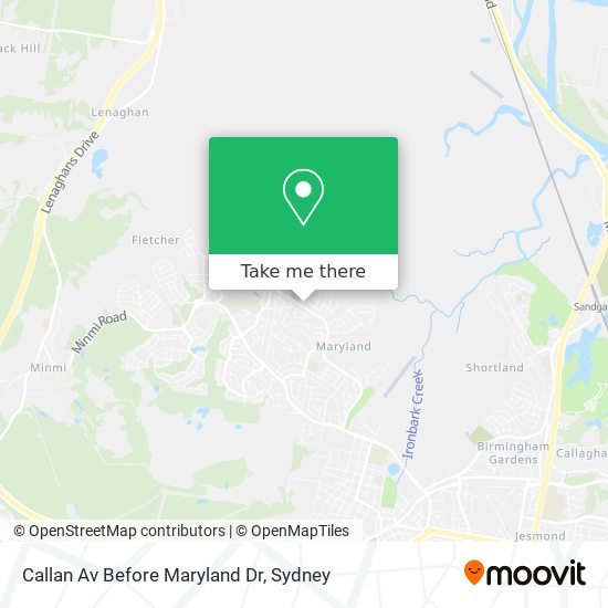 Callan Av Before Maryland Dr map