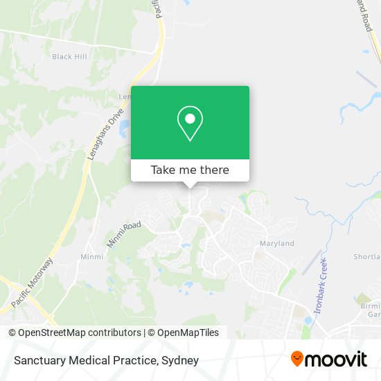 Sanctuary Medical Practice map