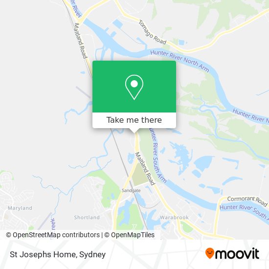 St Josephs Home map