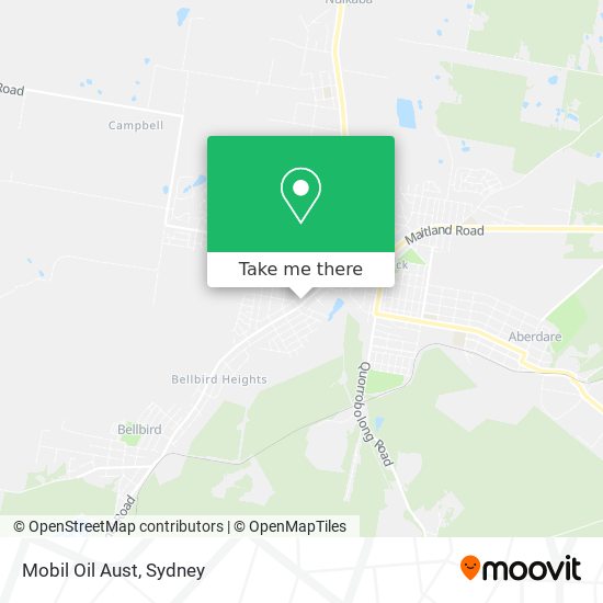 Mapa Mobil Oil Aust