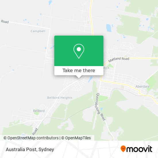 Australia Post map