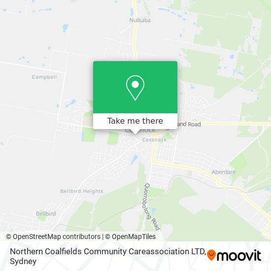 Northern Coalfields Community Careassociation LTD map