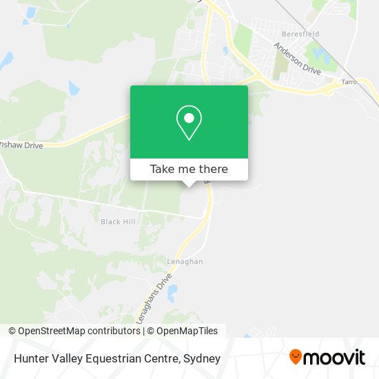 Hunter Valley Equestrian Centre map