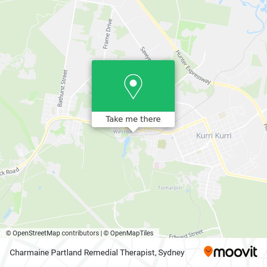 Charmaine Partland Remedial Therapist map