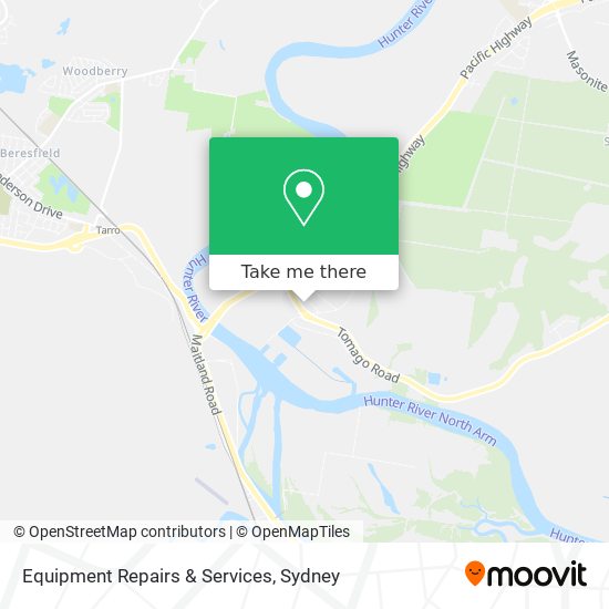 Equipment Repairs & Services map