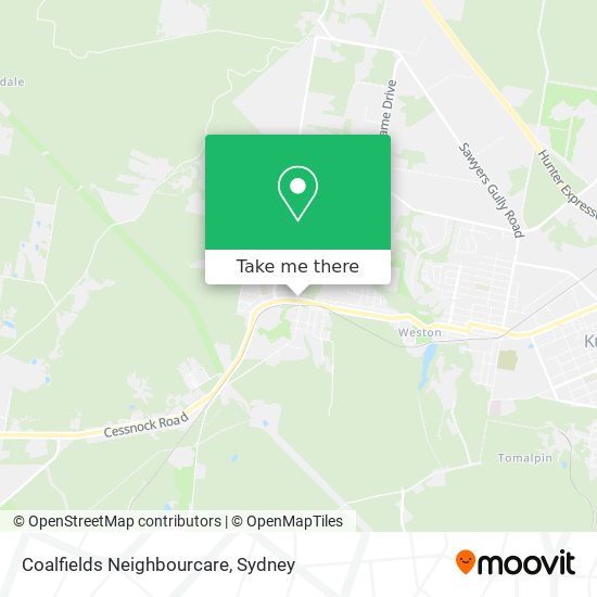 Coalfields Neighbourcare map