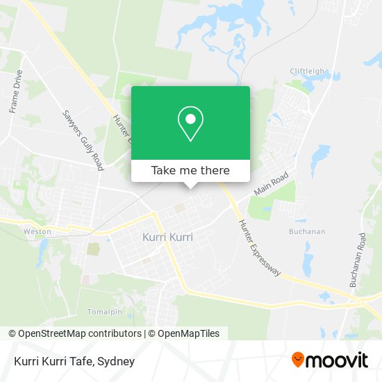 Kurri Kurri Tafe map