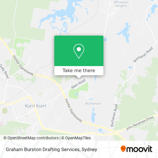 Mapa Graham Burston Drafting Services