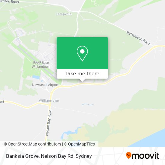 Banksia Grove, Nelson Bay Rd map