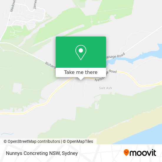 Mapa Nunnys Concreting NSW