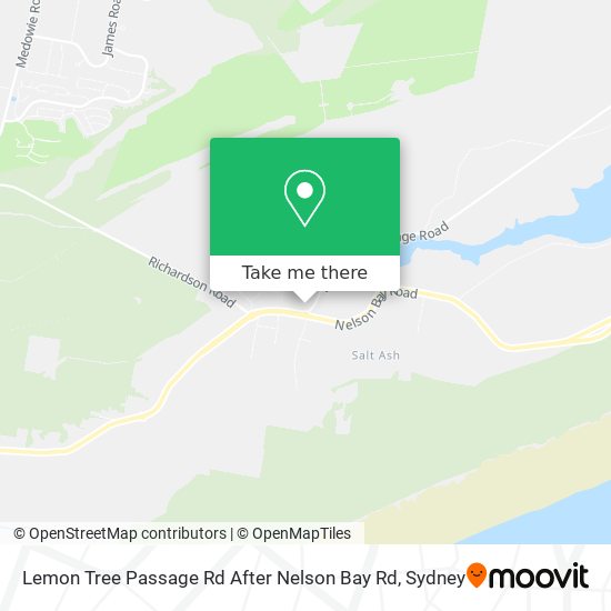 Lemon Tree Passage Rd After Nelson Bay Rd map