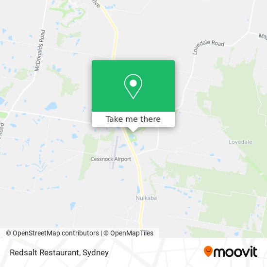 Redsalt Restaurant map