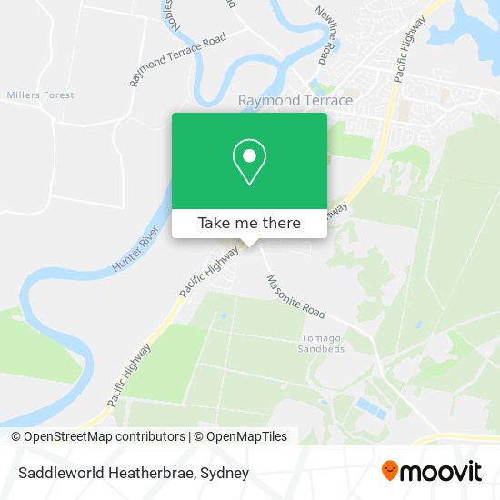 Saddleworld Heatherbrae map