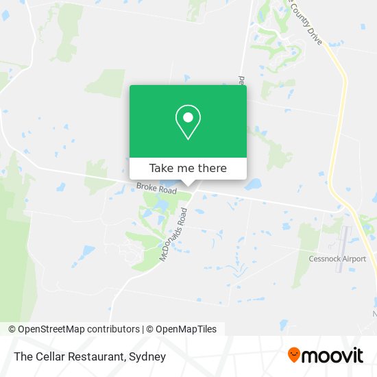 The Cellar Restaurant map