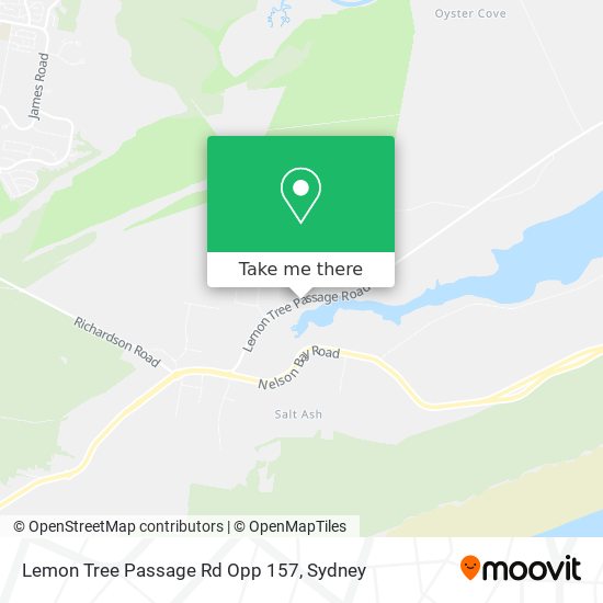 Lemon Tree Passage Rd Opp 157 map