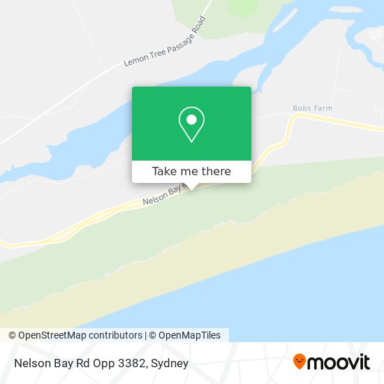 Mapa Nelson Bay Rd Opp 3382