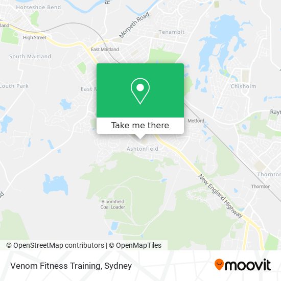 Mapa Venom Fitness Training