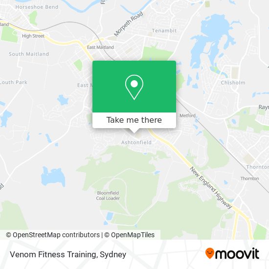 Venom Fitness Training map