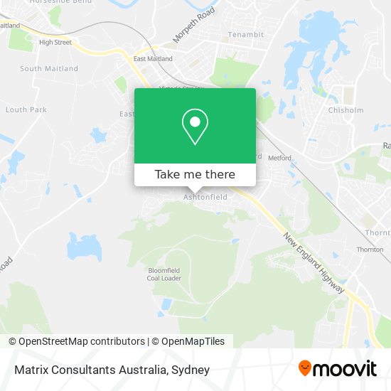 Matrix Consultants Australia map