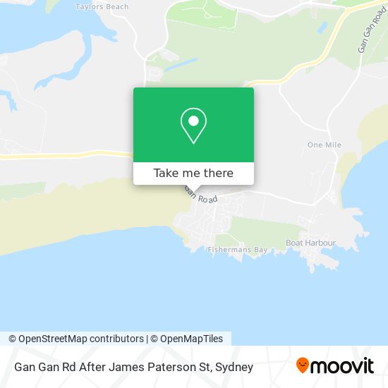 Gan Gan Rd After James Paterson St map