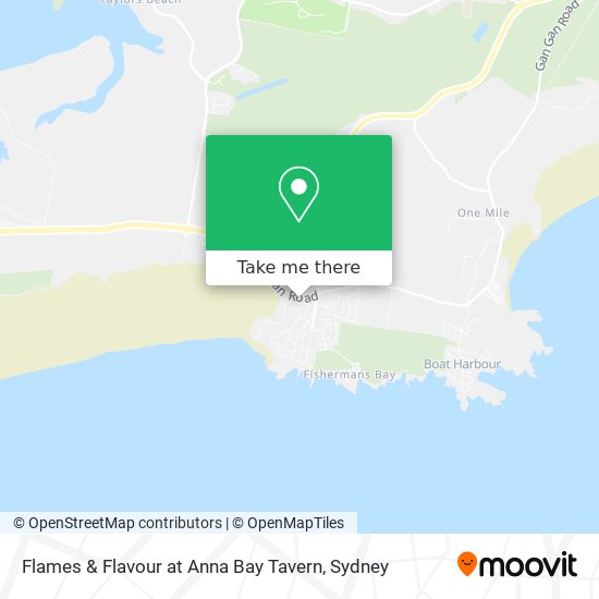 Flames & Flavour at Anna Bay Tavern map