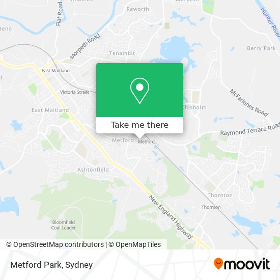 Metford Park map