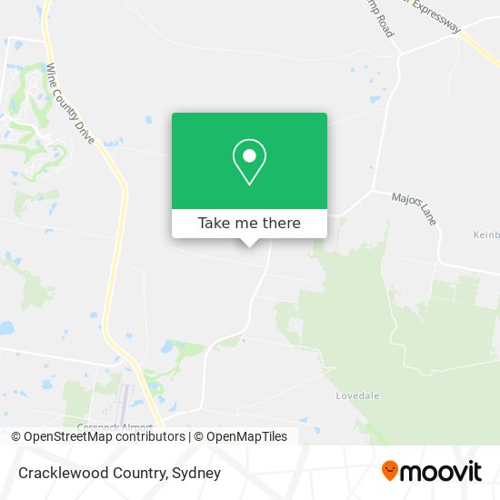 Cracklewood Country map